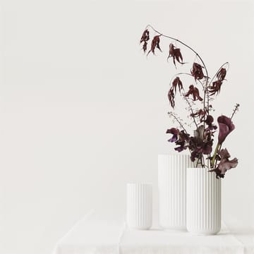 Lyngby vase hvid mat - 25 cm - Lyngby Porcelæn