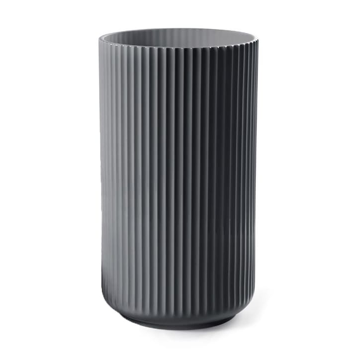Lyngby vase mørkegrå mat - 25 cm - Lyngby Porcelæn