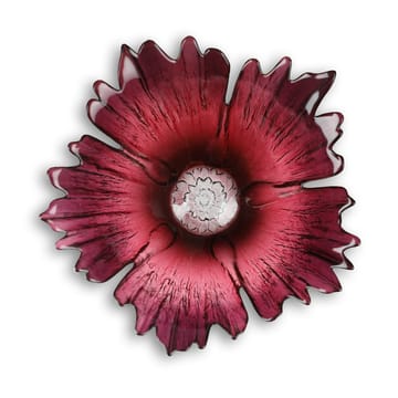 Fleur glasskål rødrosa - Lille Ø19 cm
​ - Målerås Glasbruk