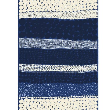 Jurmo tekstil - blå-hvid - Marimekko