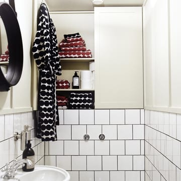 Räsymatto håndklæde sort - Håndklæde 50 x 100 cm - Marimekko