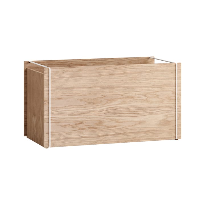 Opbevaringskasse eg 33x60 cm - Wood/White - MOEBE