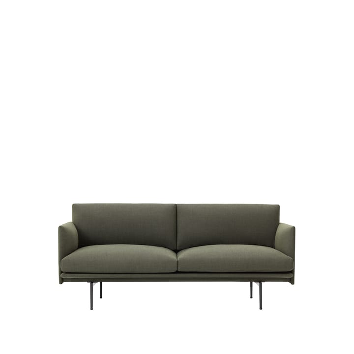 Outline sofa 2-pers. - Fiord 961/Green - Muuto