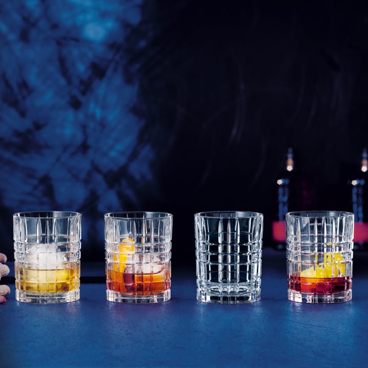 Square whiskyglas – 34 cl – 4 stk. - 34 cl - Nachtmann