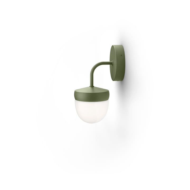 Pan væglampe frostet 10 cm - Militærgrøn - Noon