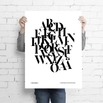 Eksell typografi plakat - mix - Olle Eksell
