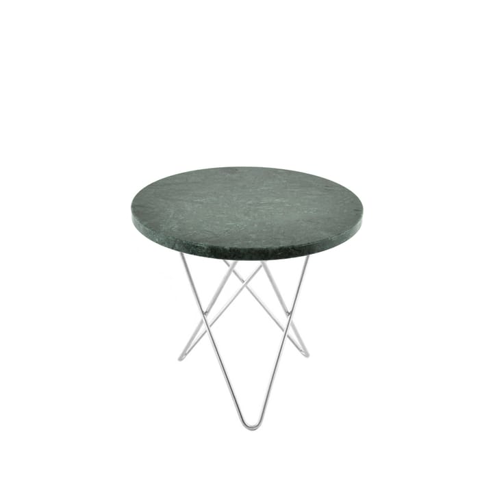 Mini O Table sofabord - Marmor indio, rustfrit understel - OX Denmarq