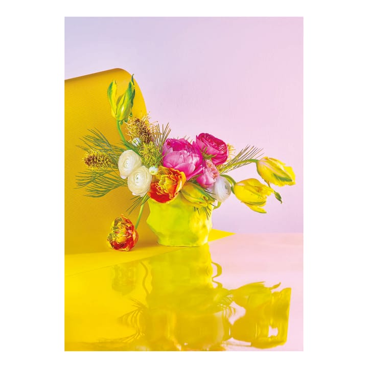 Bloom 03 yellow plakat - 50x70 cm - Paper Collective