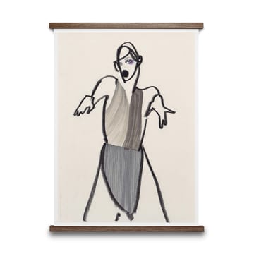 Danser plakat - model 03 50x70 cm - Paper Collective
