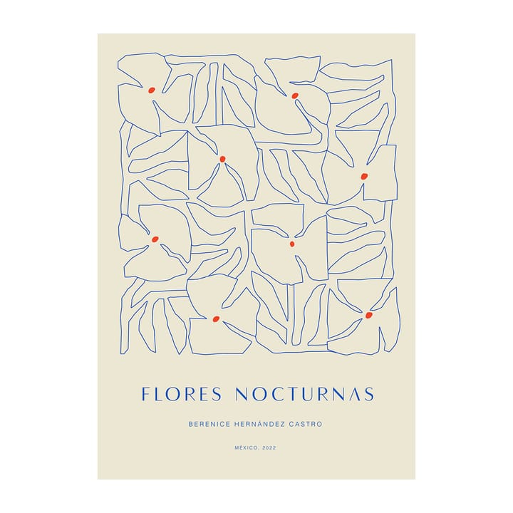 Flores Nocturnas 01 plakat - 30x40 cm - Paper Collective