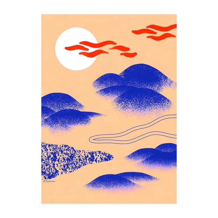 Japanese Hills plakat - 50x70 cm - Paper Collective