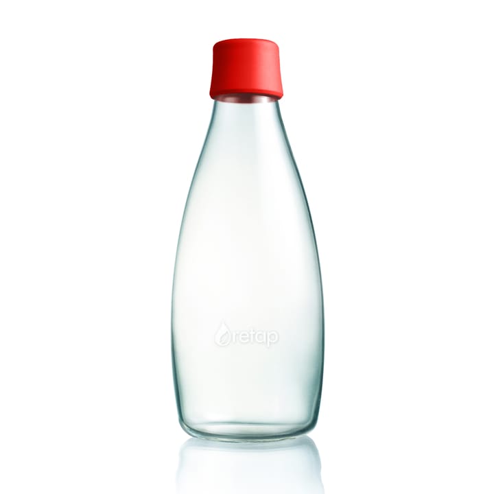 Retap vandflaske 0,8 l - rød - Retap