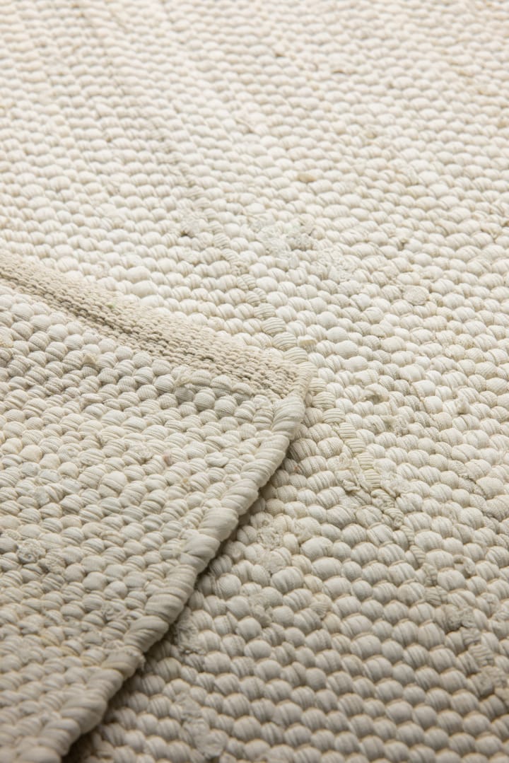 Cotton måtte 140x200 cm - desert white (hvid) - Rug Solid