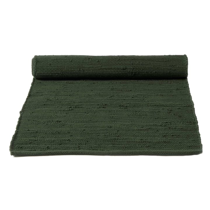 Cotton måtte 170x240 cm - guilty green (grøn) - Rug Solid
