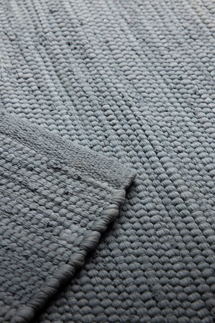 Cotton måtte 65x135 cm - Steel grey (gr�å) - Rug Solid