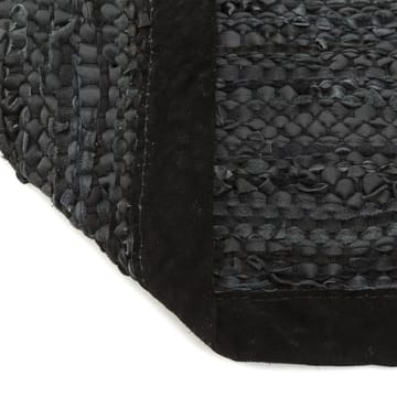 Leather måtte 65x135 cm - black (sort) - Rug Solid