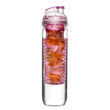 Fresh flaske med fruktindsats 80 cl - rosa (lyserød) - Sagaform
