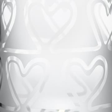 Hjerte lysestage - hvid - Sagaform