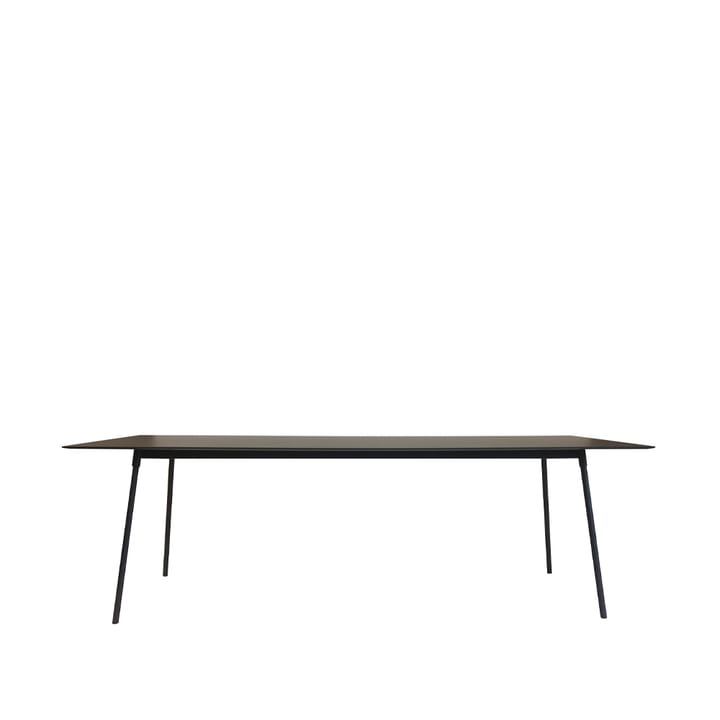 Ella spisebord rektangulært - mørkegrå, 220x90 cm - SMD Design