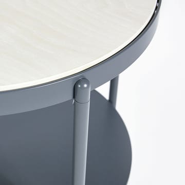 Lene sidebord - hvid, højt, hvidpigmenteret asketræsfinér - SMD Design