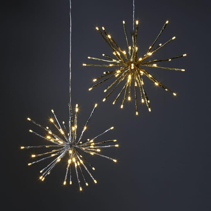 Firework hængende dekoration 30 cm - guld - Star Trading