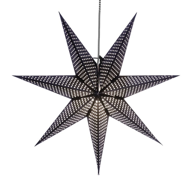 Huss Adventstjerne 60 cm - sort - Star Trading