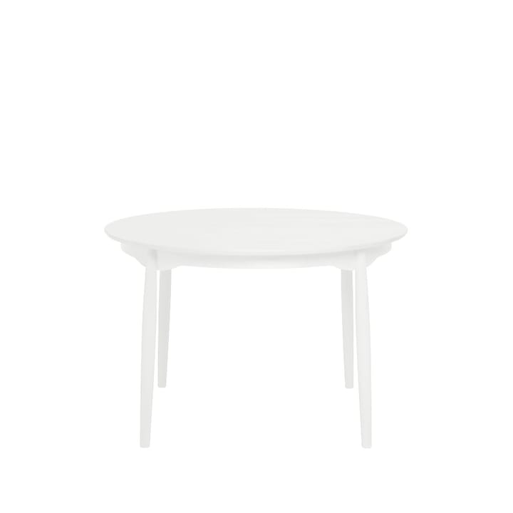 Carl spisebord birk - Hvid 21 dækkende, fast plade - Stolab