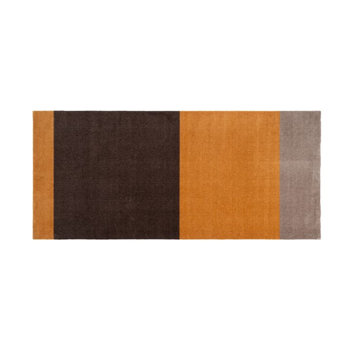 Stripes by tica, horisontal, entrétæppe/løber - Dijon/Brown/Sand, 90x200 cm - Tica copenhagen