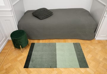 Stripes by tica, horisontal, entrétæppe/løber - Green, 67x120 cm - tica copenhagen