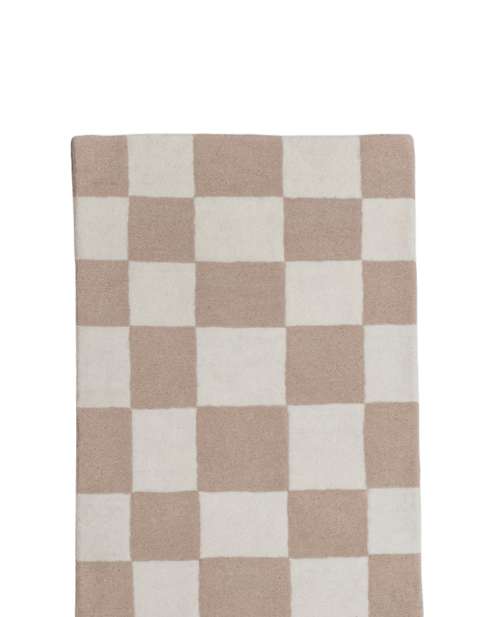 Hafstrom entrétæppe uld 80x300 cm - Beige-white - Tinted