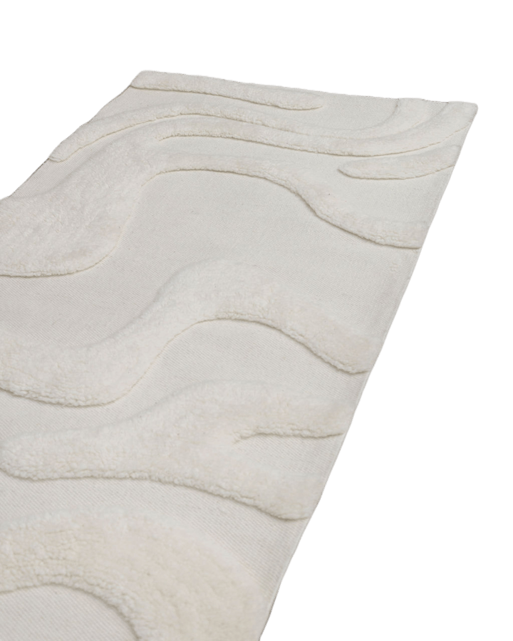 Norlander entrétæppe uld 80x300 cm - White - Tinted