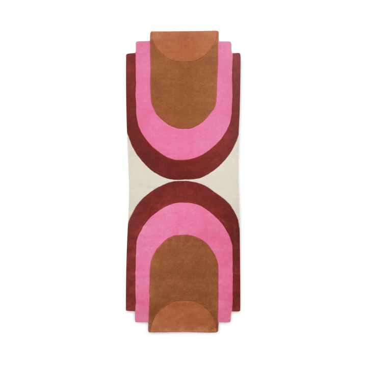 Rohdin uldtæppe 90x250 cm - Multi - Tinted