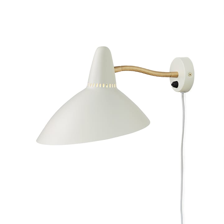 Lightsome væglampe - warm white, messingdetalje - Warm Nordic