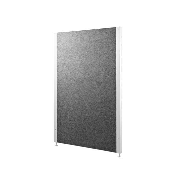 Works ramme til fritstående hylde 1-pak - hvid/grå, inkl. filt væg - Works