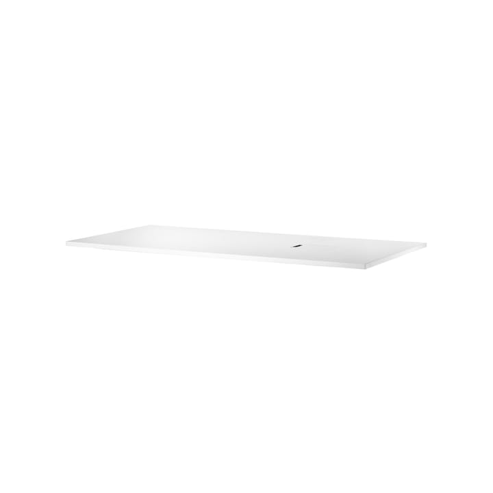 Works skrivebordsplade - hvid laminat, 160 cm - Works